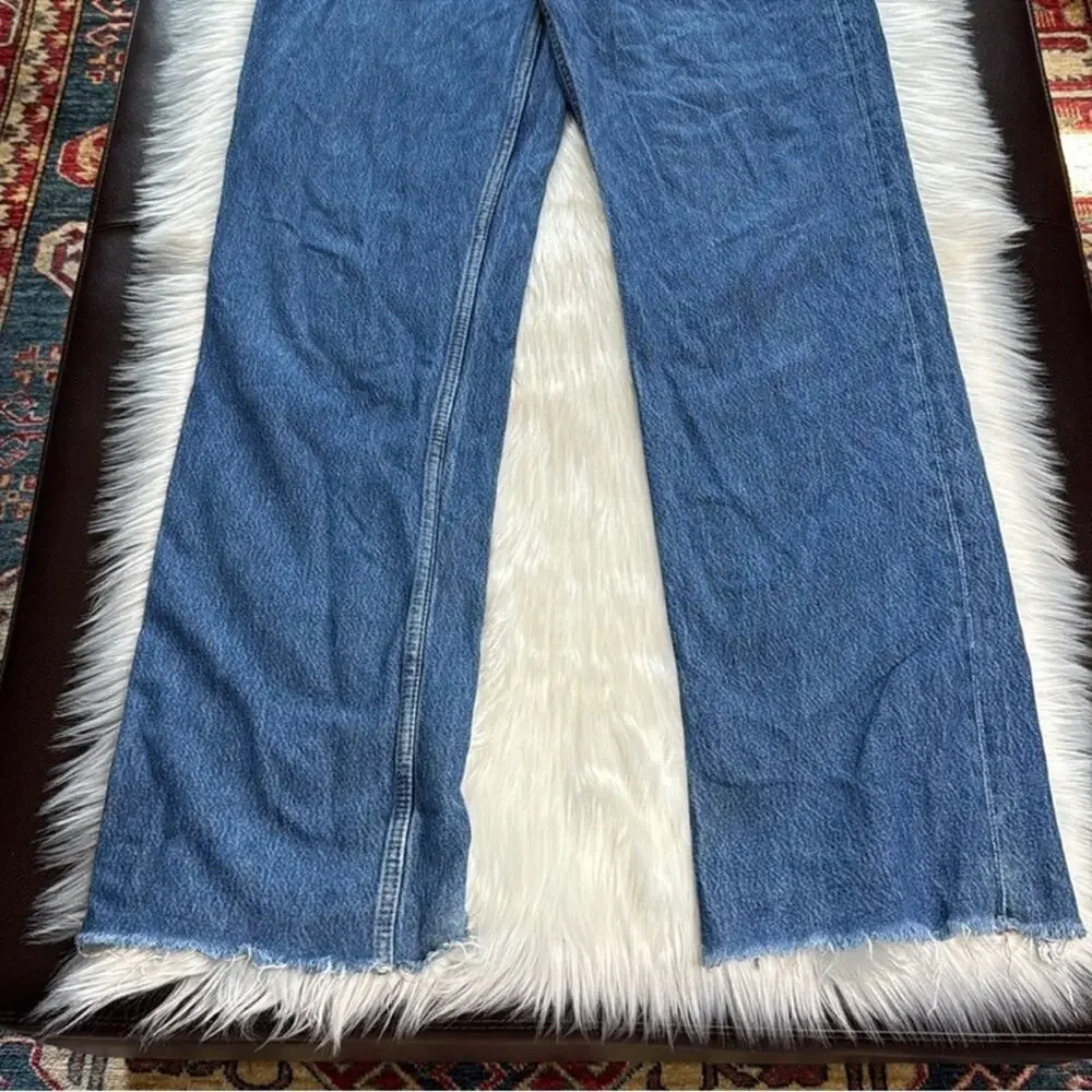 Zara 90’s Full Length Medium Blue Jeans